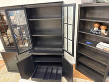 Pottery Barn Black China Cabinet