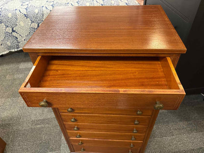 Mahogany 9-Drawer Jewelry Chest