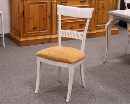 Roche Bobois Custom Square Dining Table With Four Dining Chairs