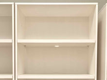 Pottery Barn Ivory Tall Bookcase with Adjustable Shelves