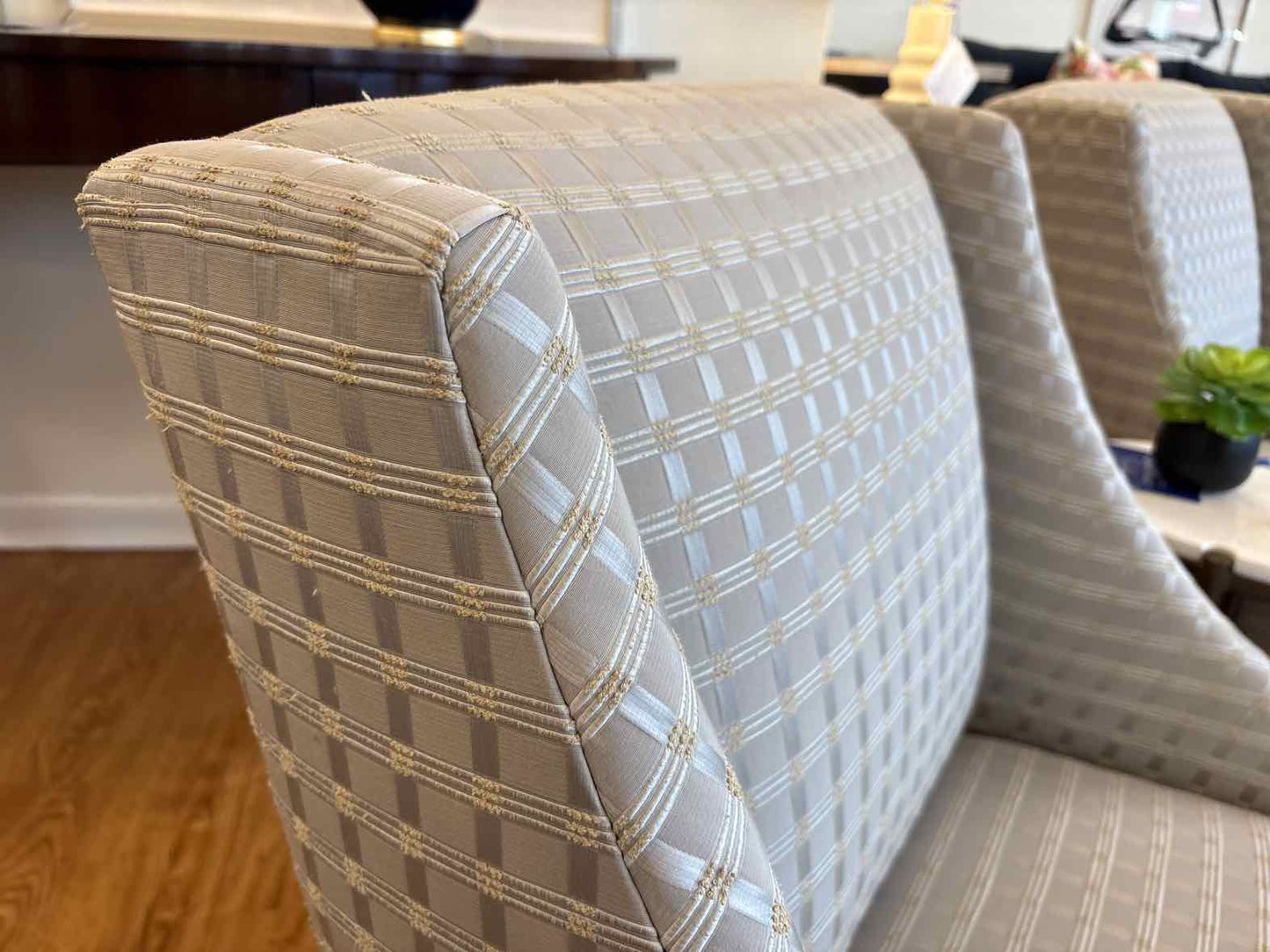 Pair of A. Rudin Slipper Chairs