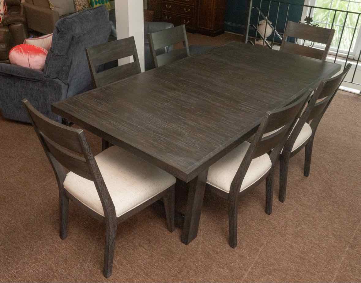 Klaussner Espresso Finish  Extension  Table & 6 Chair Set