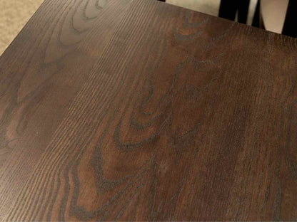 Gat Creek Spartan Double Pedestal Ash Dining Table & Set of 6 Logan Chairs