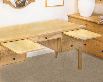 Gat Creek Atticus Desk in Ash with Classic Latte Finish