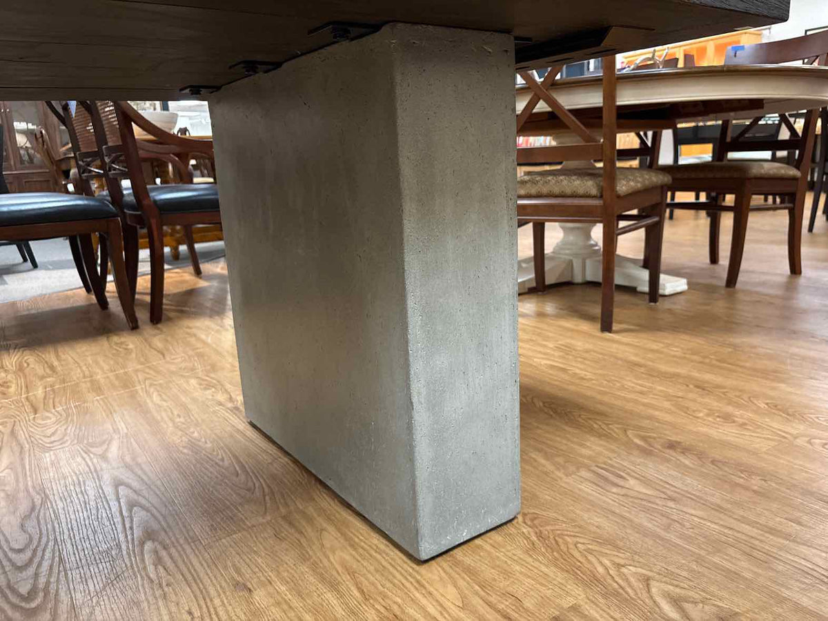 RH 'Concrete Pier' Rectangular Dining Tables