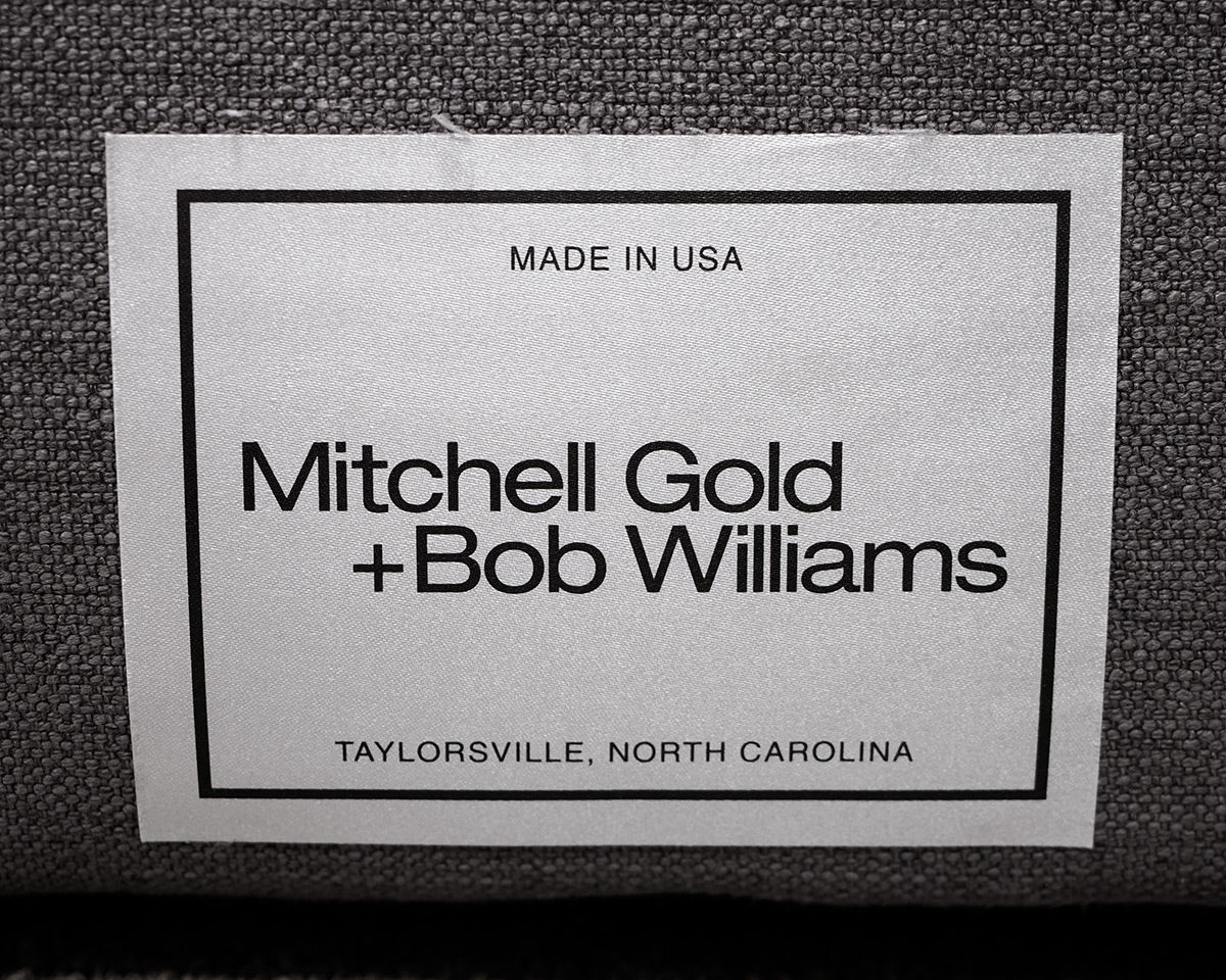 Mitchell Gold + Bob Williams Gray Upholstered and Tufted Queen Bed