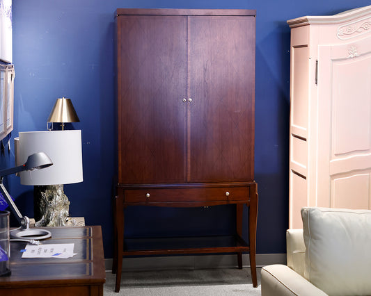 Century Furniture Cherry Bar Cabinet