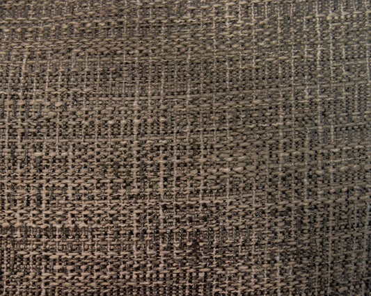 Pair of Grey Square Accent Pillows in Textured Chenille