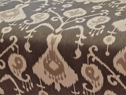 Boston Interiors Ikat Pattern Upholstered Ottoman42