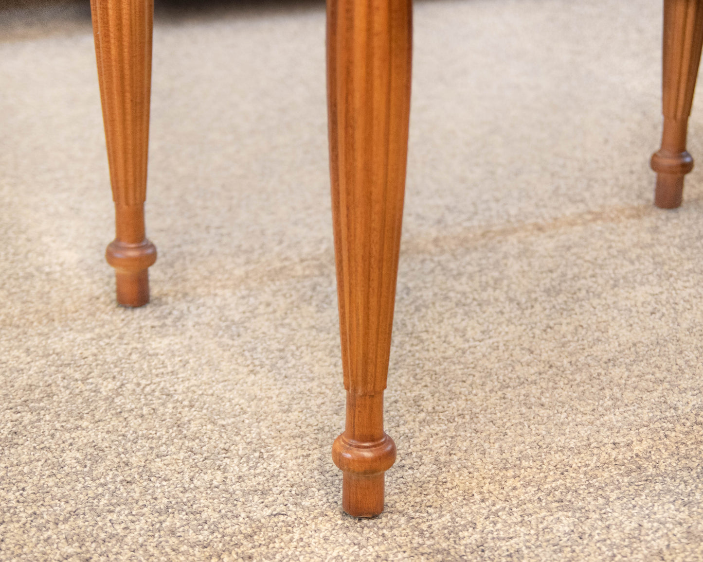 Pair of Pine Cookie Cutter Corner Nightstands