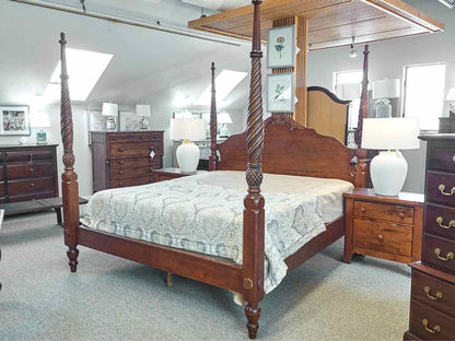Ethan Allen British Classics Cherry Stain  King Bed