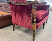 Sheraton Style Mahogany Framed Sette