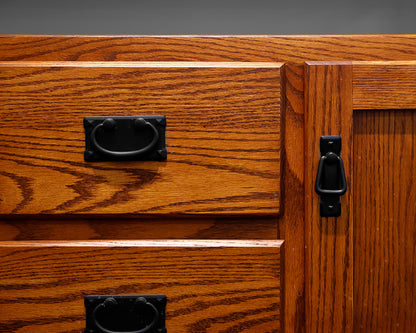 Arts + Crafts Oak Console