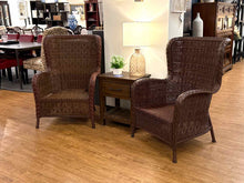 Pair of Pier 1 Imports Wicker Dining Chairs