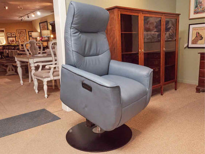 IMG Norway Comfort Power Swivel Lift  Recliner In Prime -Jade (p332) Leather