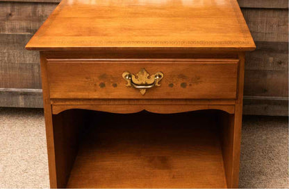 Hitchcock Maple 1 Drawer  Nightstand