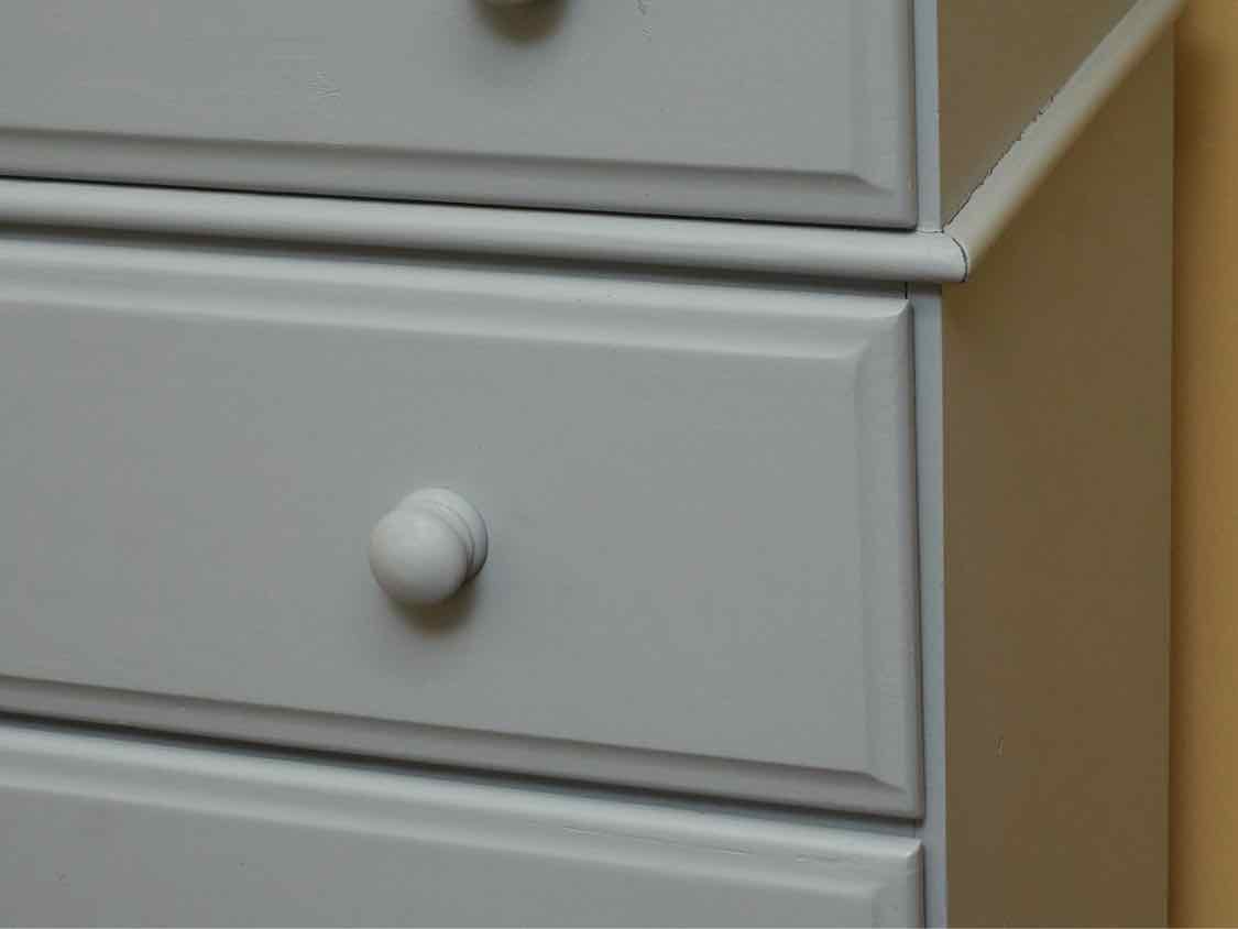 'Icelandic Blue' Finish 2 Over 3 Drawer Chest