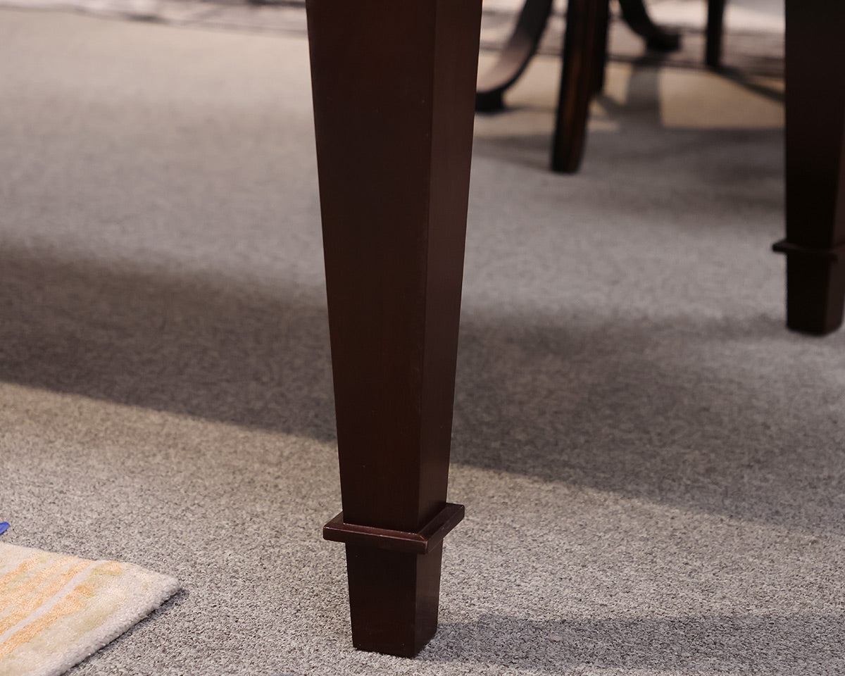 Handcrafted Oval Mahogany Dining Table by David Alberghini