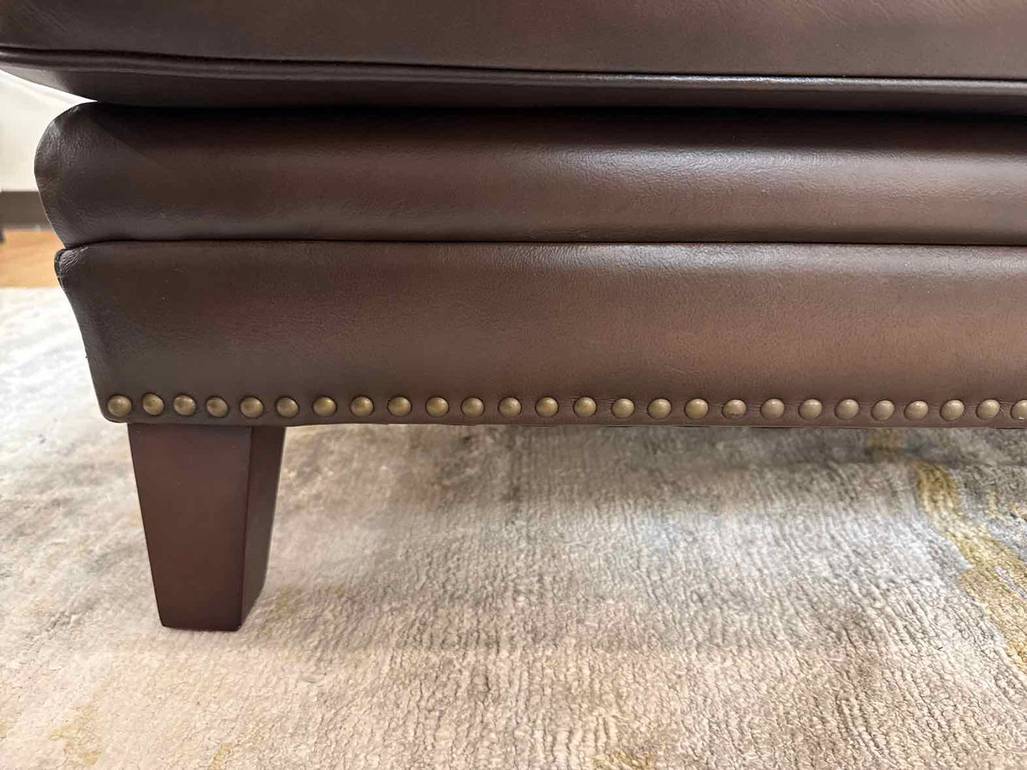 Chocolate Leather Sofa