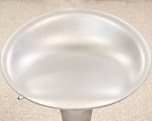 Bombo Counter Stool With A Sleek Metallic Finish & Tapered Base