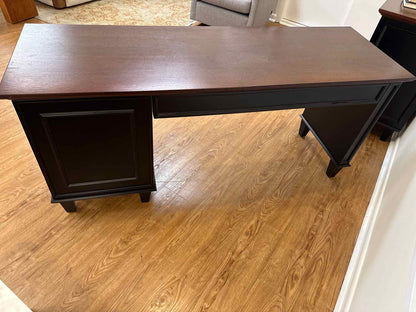 Arhaus 2-Drawer Desk w/ Filing Cabinet