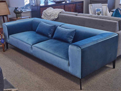 Rove Concepts Blue Sapphire Performance Velvet Sofa