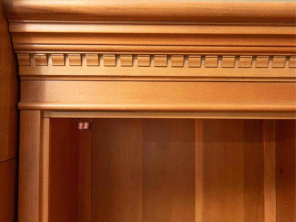 Universal Cherry 4-Piece Media Furniture Cabinet with Dental Molding Trim