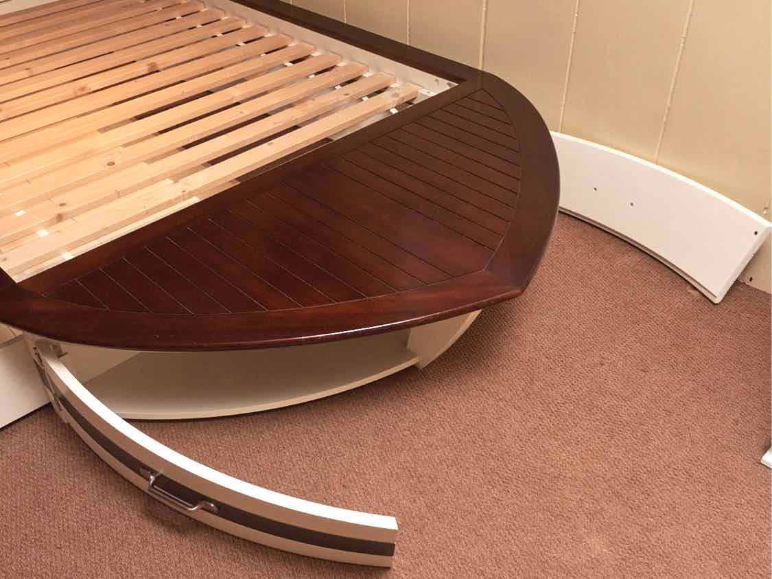 Pottery Barn  Speed Boat II Full Bed with Pull-Out Trundle