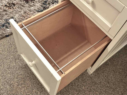 Pottery Barn Off White W/ Hutch Top