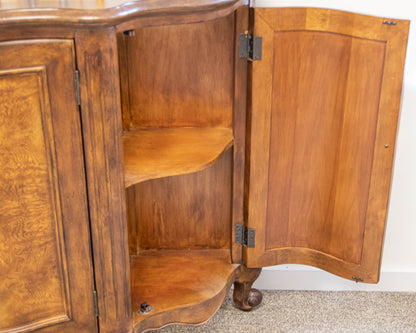 Hooker Furniture "Seven Seas" 4 Door Burled Walnut Server