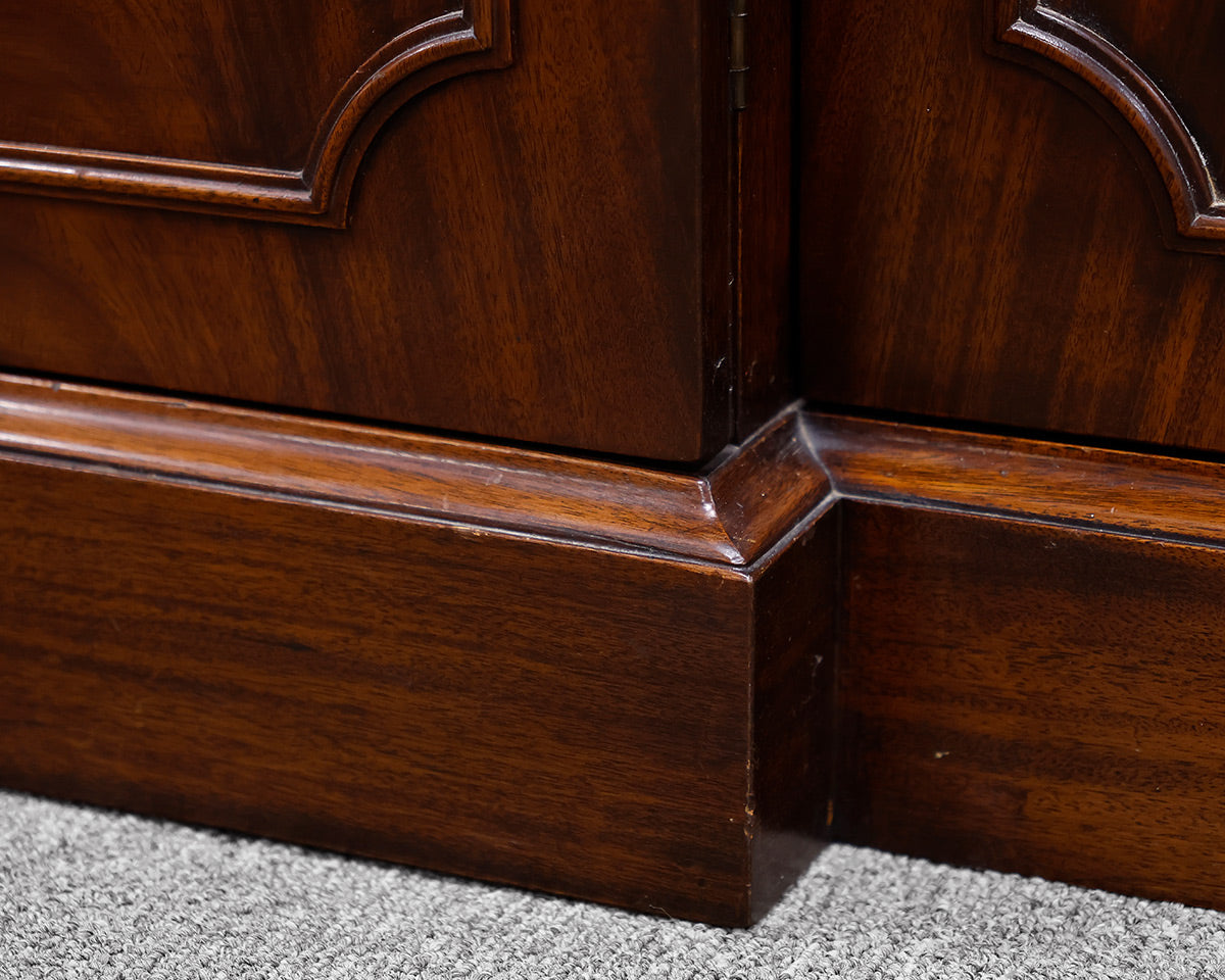 Mahogany Breakfront China Cabinet