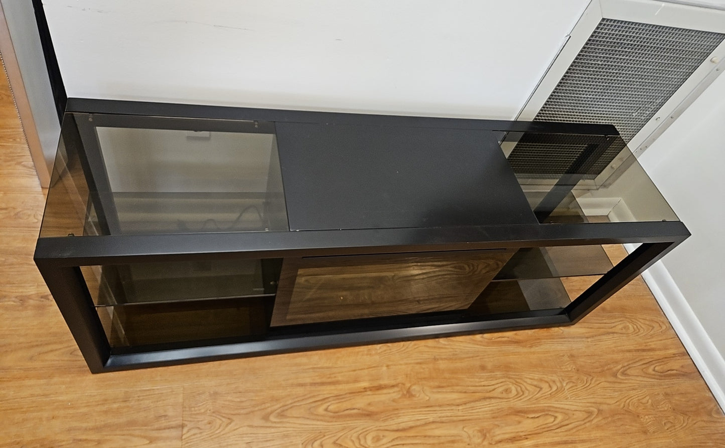 Dimplex Black Lacquer Fireplace Media Console