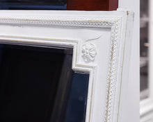 Carved White Painted Mirror