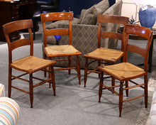 Set of (4) Tiger Maple Chairs