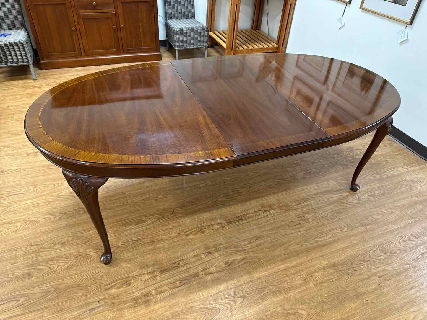 Councill Craftsman Inlaid Oval Dining Table