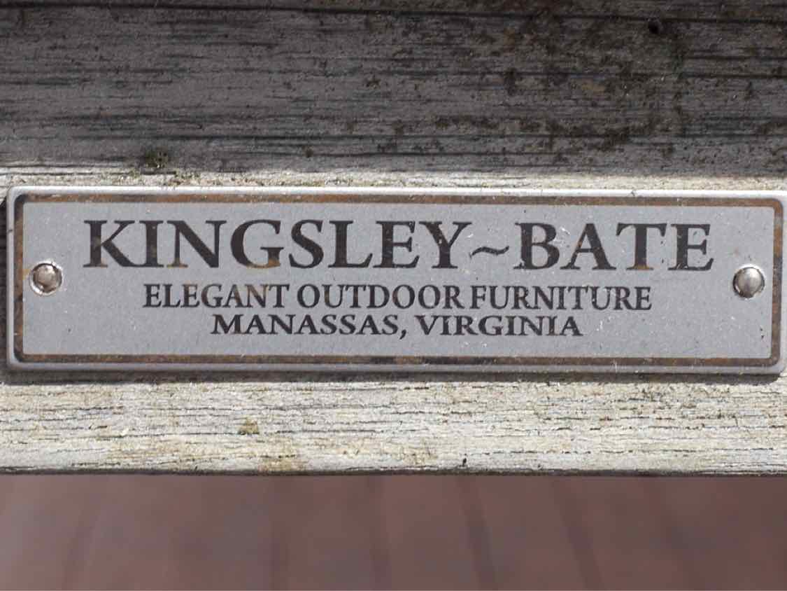 Kingsley Bate Outdoor Rustic Wooden Table  Dining Table