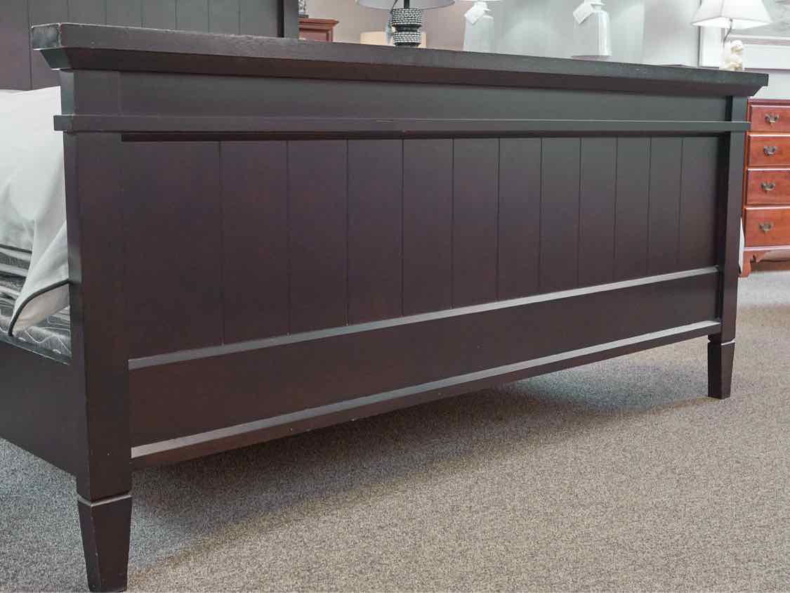 Boston Interiors Black Plank King Bed