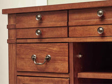 Cherry 7 Drawer 2 Shelf Desk/ Printer Stand