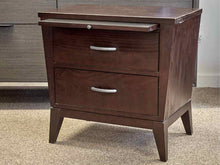 Pair of Dark Cherry 3 Drawer Night Stands