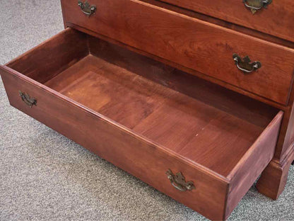Solid Cherry Bench Made 5 Drawer Chest