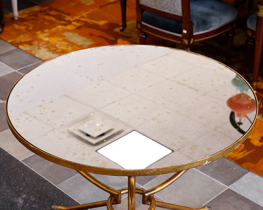 Gold 'Swan' Accent Table