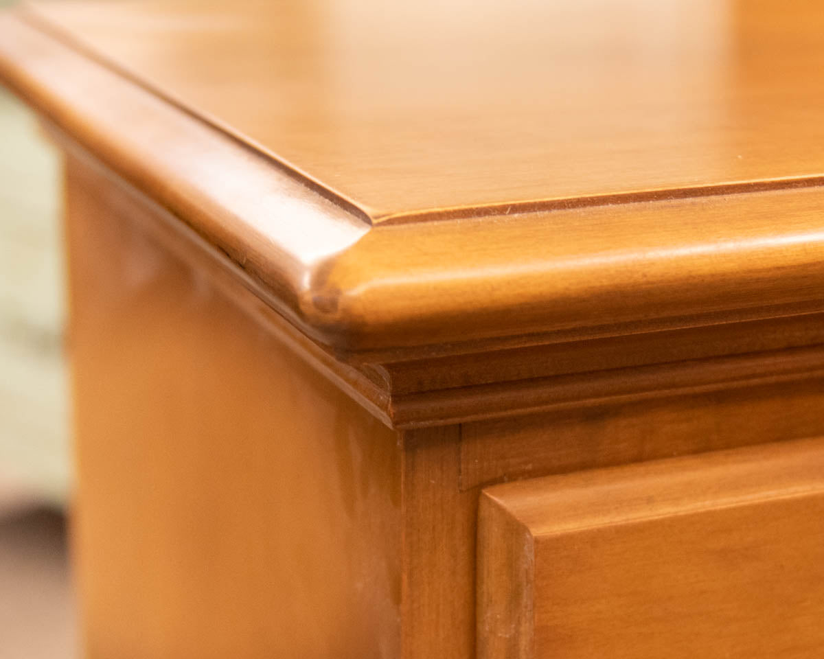 Beal's Solid Maple 2 Drawer Nightstand