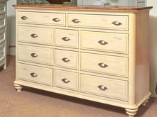 Liberty Furniture  'Ocean Isle' Bisque Rubbed Finish 11 Drawer Pine Top Dresser