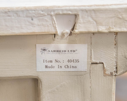 Sarreid 4 Drawer Whitewash Sideboard