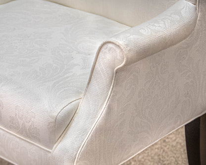 Pair of Ethan Allen 'Yves' Host Wing Chairs