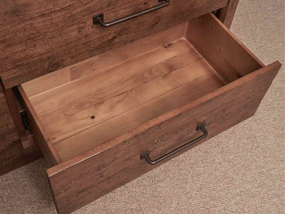 Pottery Barn Elm Wood Plank Top  Dresser with 9 Drawers