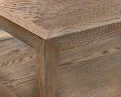 RH ' French Contemporary' Rectangular Dark Stain Finish Cocktail Table
