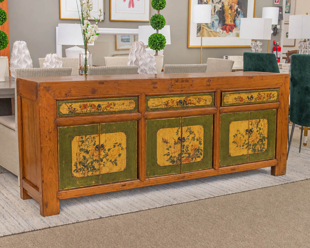 Mohr & McPherson Painted Elm Wood Sideboard