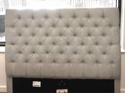 Palliser Upholstered Full Bed in Grey