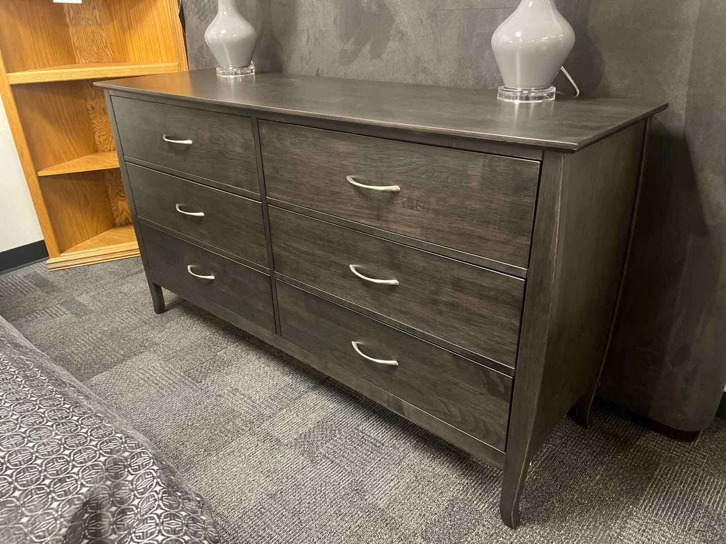 Boston Interiors Grey 6 Drawer Dresser